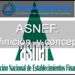 ASNEF qué es definición concepto