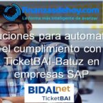 Soluciones para automatizar el cumplimiento con TicketBAI-Batuz en empresas SAP